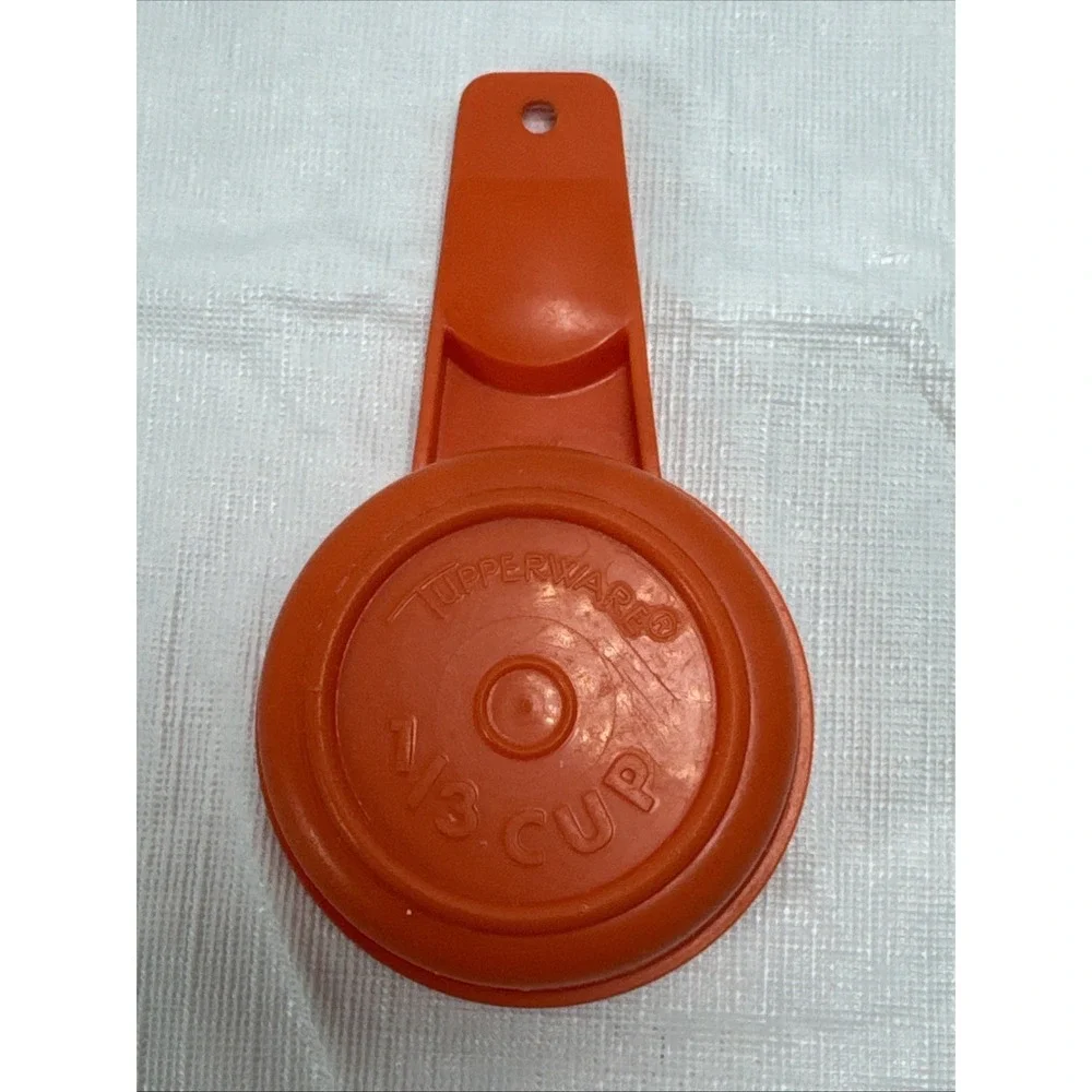 TUPPERWARE Orange 1/3 Cup Measuring Cup 765 Replacement Vintage